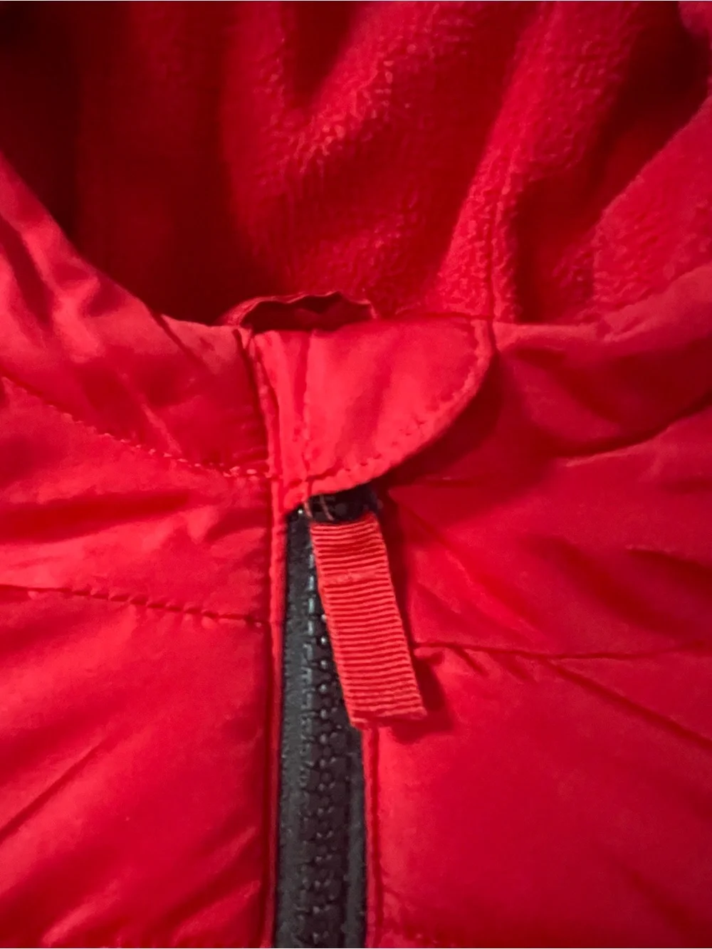 Swiss Tech Red Hooded Puffer Jacket for Kids